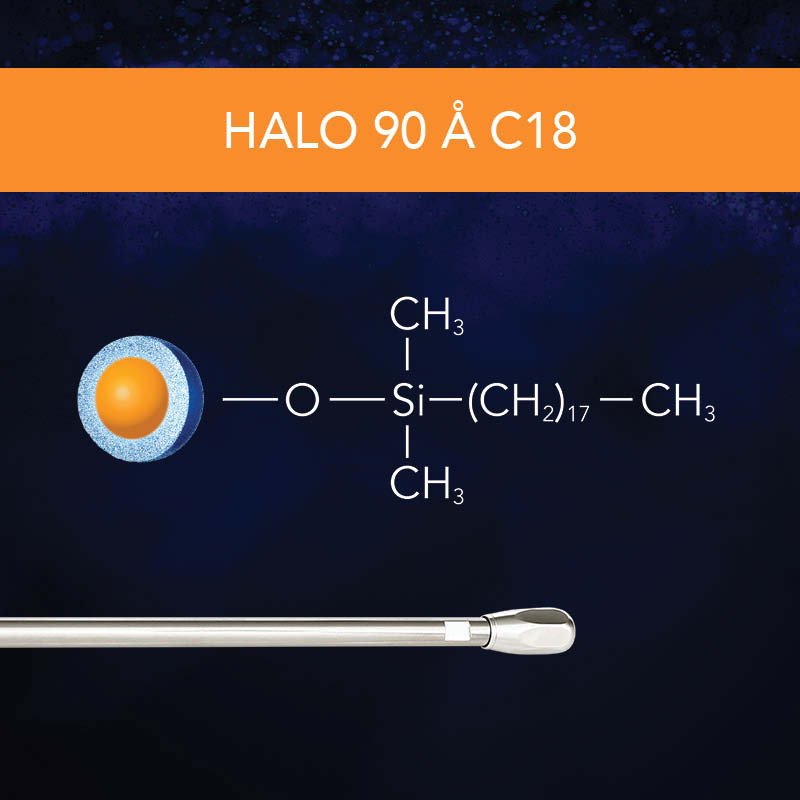 HALO 90 Å C18