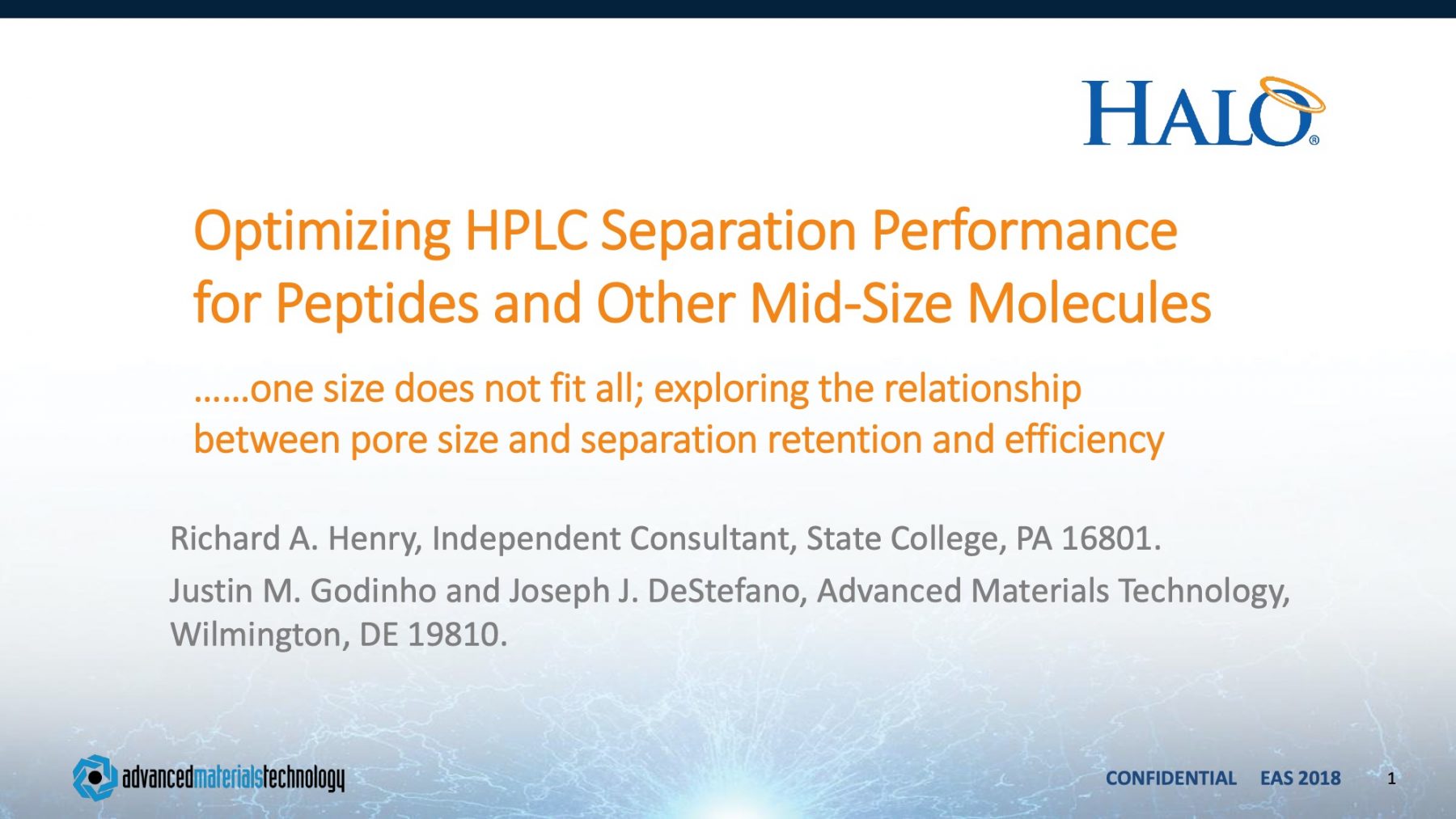 optimizing hplc separation performance for peptides and other mid-size molecules