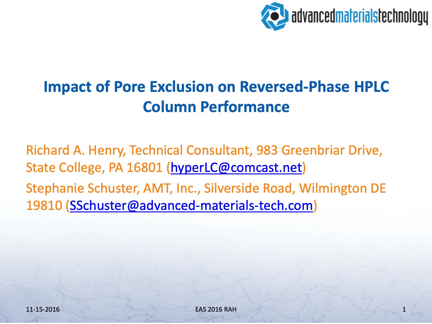 impact of pore exclusion on reversed phase hplc column performance