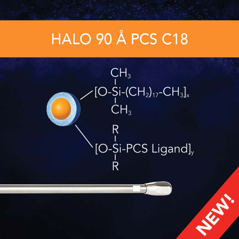 HALO® 90 Å PCS C18 Reverse Phase Column