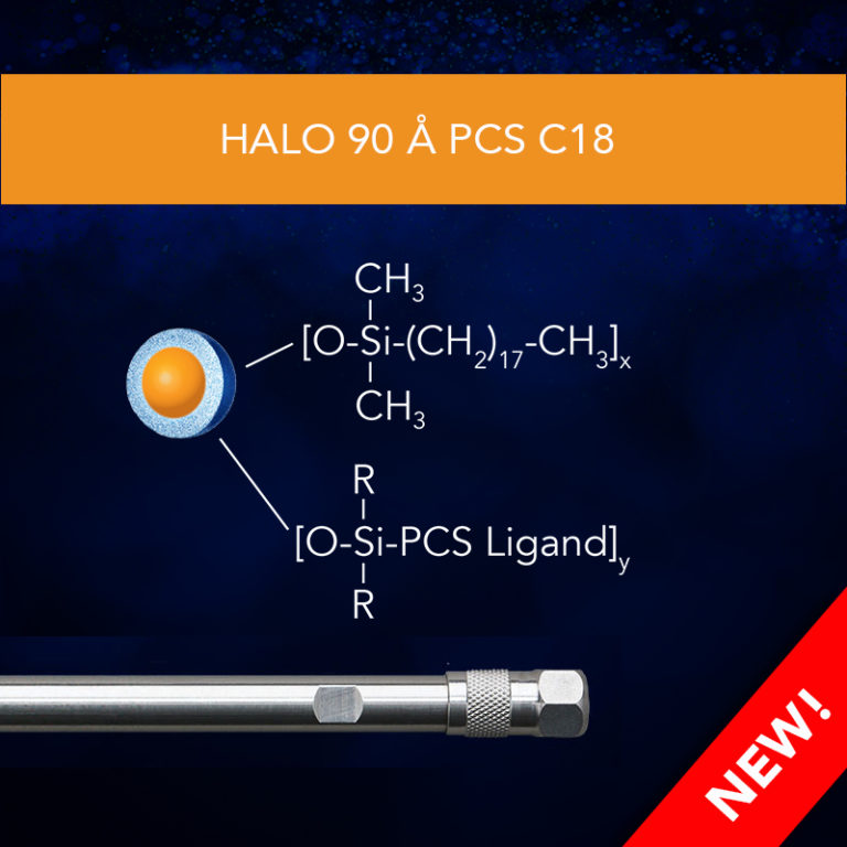 HALO® 90 Å PCS C18 Reverse Phase Column