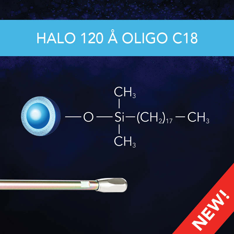 HALO 120 Å OLIGO C18